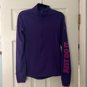 Nike Pro Dri-Fit 1/4 Zip Womens L